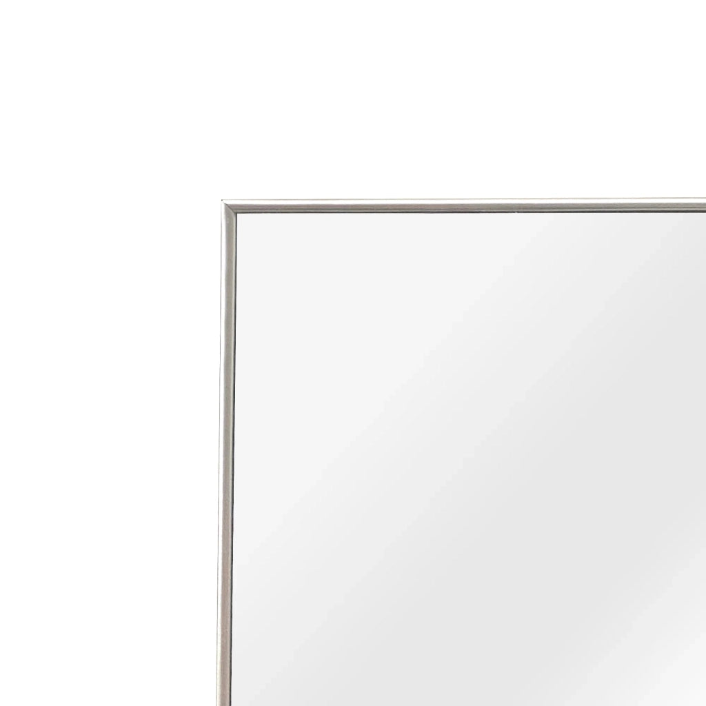 Specchio a cavalletto basculante a figura intera 150 x 35 cm argento 03_0007967