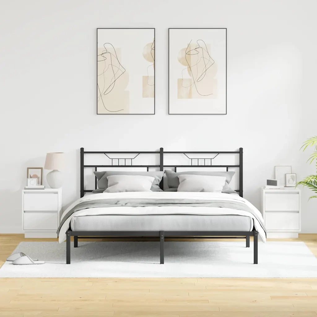 Set di 2 Comodini | Armadio da Notte | Mobiletto da notte con cassetto Bianco 39 x 34,5 x 50 cm