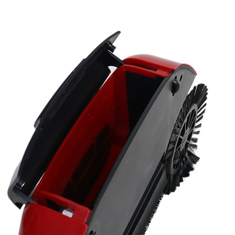 Trade Shop - Scopa Rotante 360° Con Setole Rotanti Microfibra Aspirapolvere Sweep Drag Spazza -