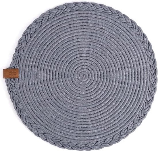 Asciugamano per Tavolo in Cotone a Trecce, 32 cm, per Decorazione di Tavolo da Cucina e Esterno - Asciugamano per Tavolo in Cotone Wipeable - Asciugamano per Tavolo Antiscivolo - Grande per Tavolo da Cucina