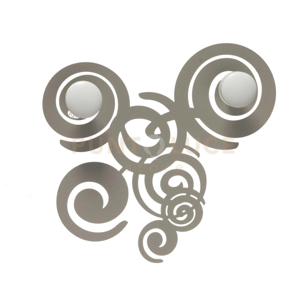 Appendiabiti di design Ganci da parete con riccioli Arabesque Sabbia