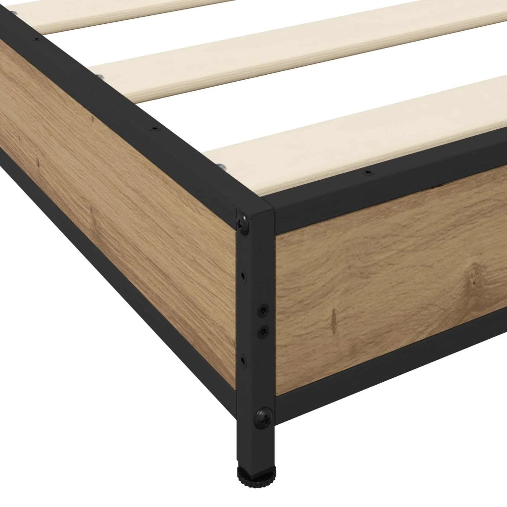 Struttura del letto Rovere Artigianale 80 x 200 cm