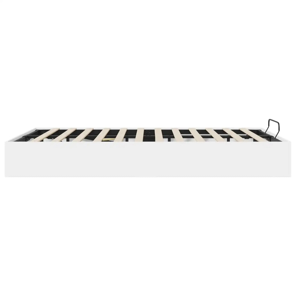 Letto ottomano Bianco 193 x 120 x 25 cm Truciolare