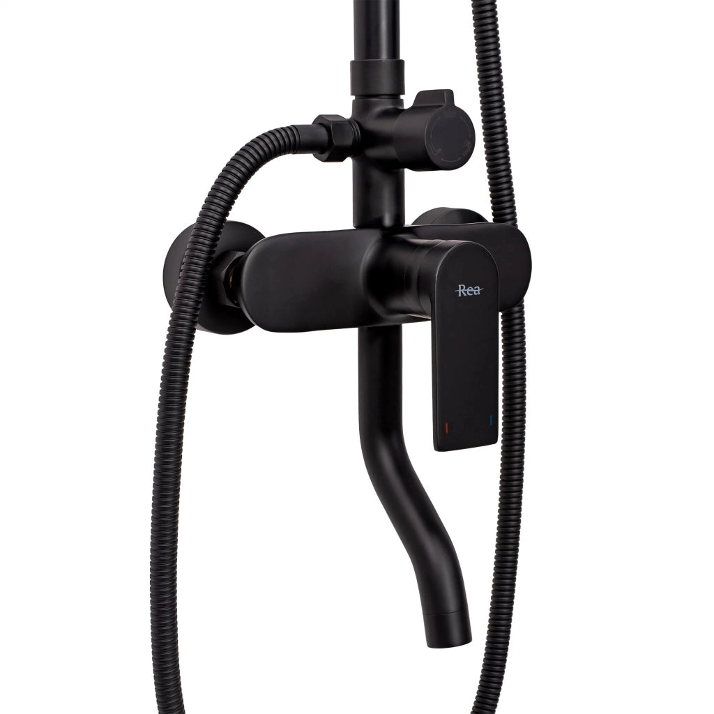 Set Doccia Rea Verso Black
