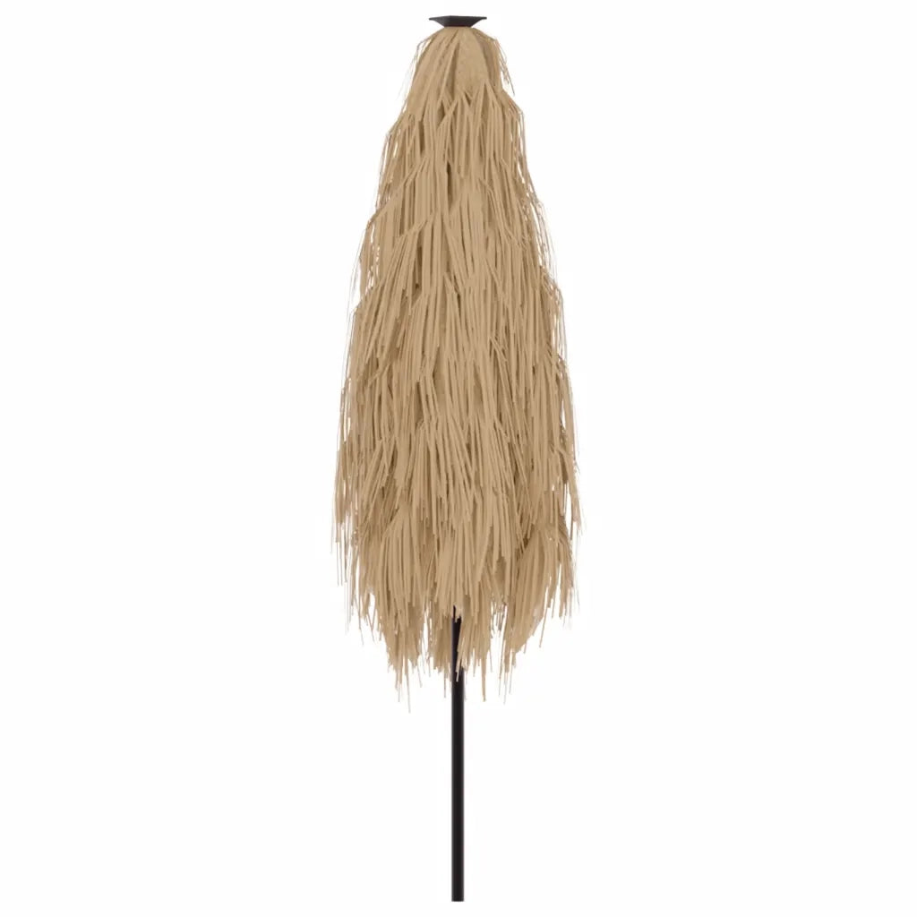 Ombrellone Giardino-Ombrello da Balcone con Palo in Acciaio Marrone 388x388x248 cm