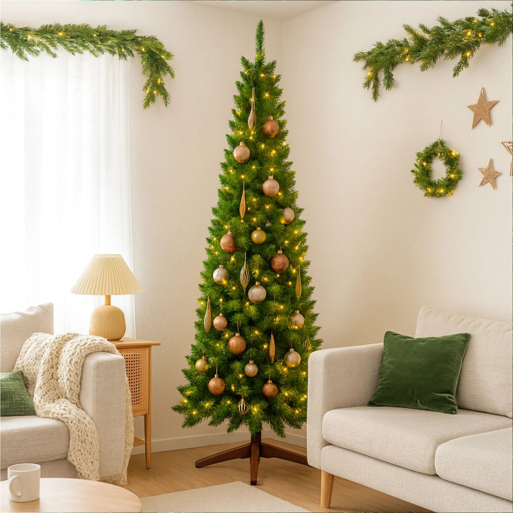Vixen - Albero di Natale modello Slim ø61 x 180H, 326 rami