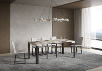 Consolle Allungabile 90-300x40x77 cm Linea Cashmere Telaio Antracite