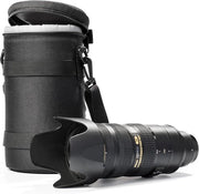 Borsa di Protezione per Lenti Dimensione 85 - 150 mm per Easycover (Nero)