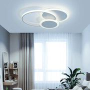LAMPADARIO MODERNO LED PER CAMERA DA LETTO SOGGIORNO PLAFONIERA DA SOFFITTO 37W LUCE FREDDA 6500K