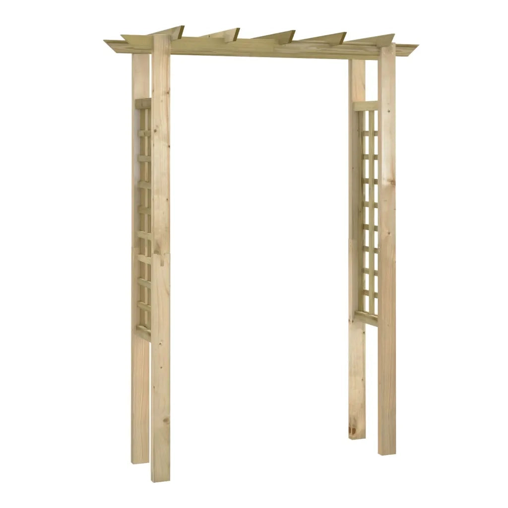 Pergola-Arco da Giardino-Archi da esterno 150x60x204 cm in Legno Impregnato