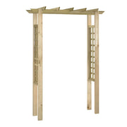 Pergola-Arco da Giardino-Archi da esterno 150x60x204 cm in Legno Impregnato