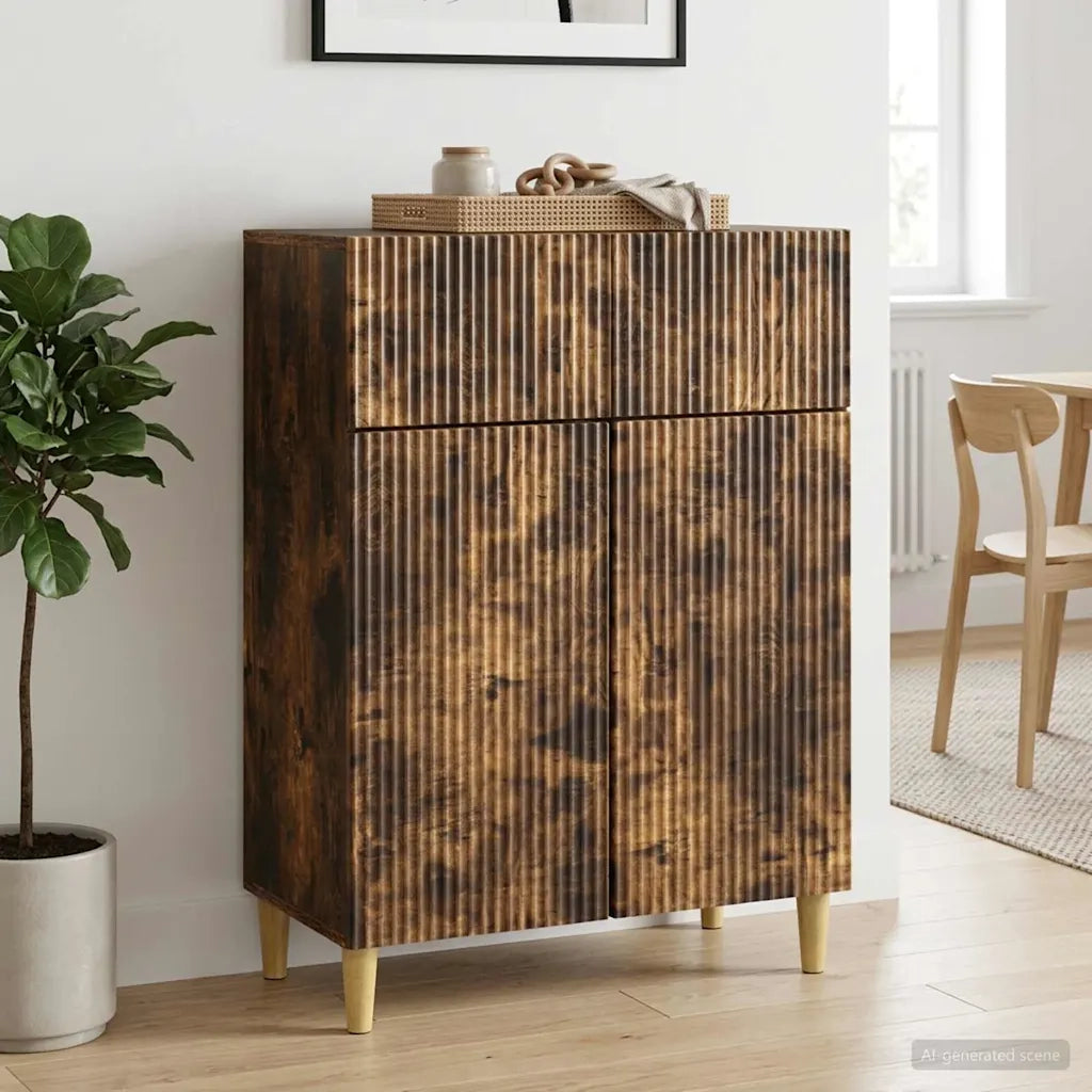 Credenza Rovere Fumo 66 x 34,5 x 90 cm Legno ingegnerizzato 894640