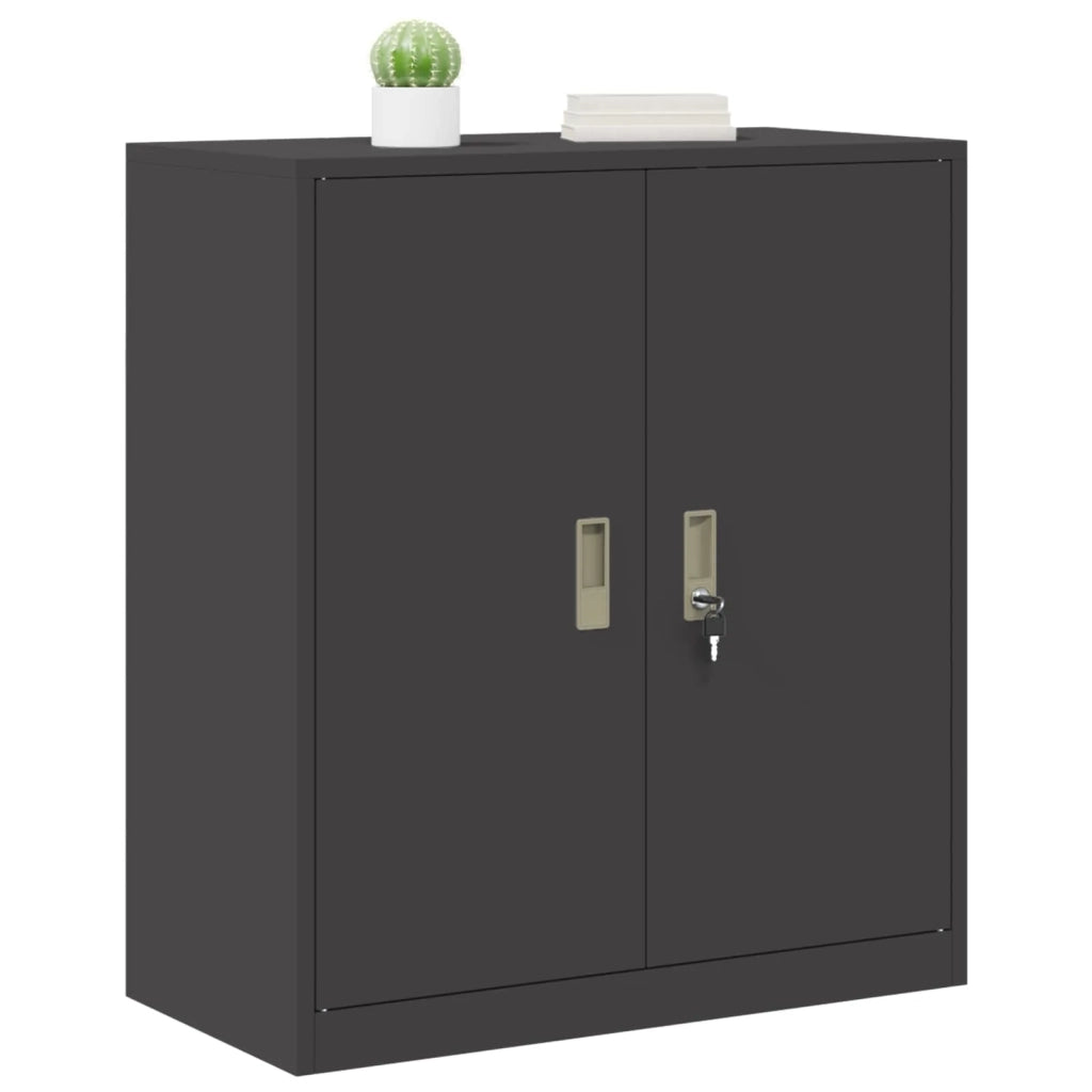 Armadio Nero 80 x 40 x 90 cm Acciaio CFW9707182