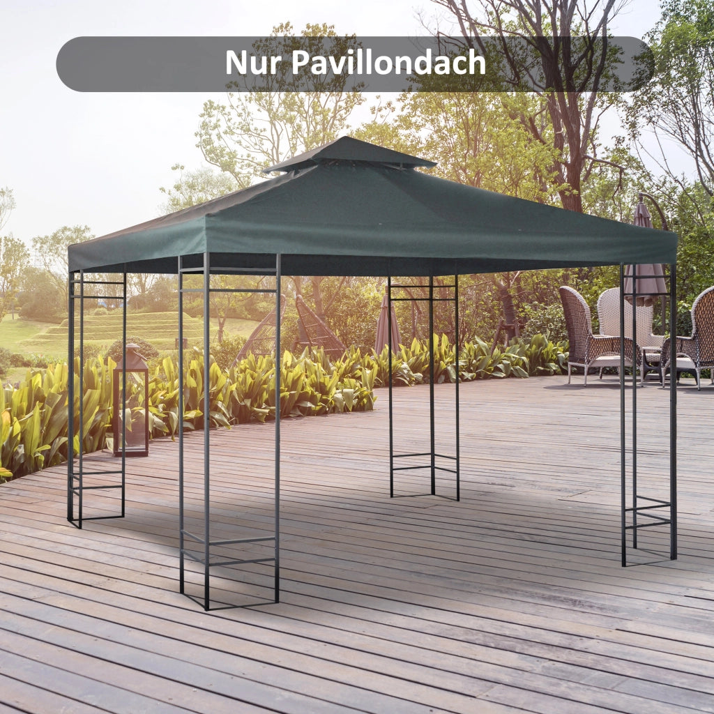 Copertura per gazebo 3x3 m ¨C zephmum ¨C grigio antracite