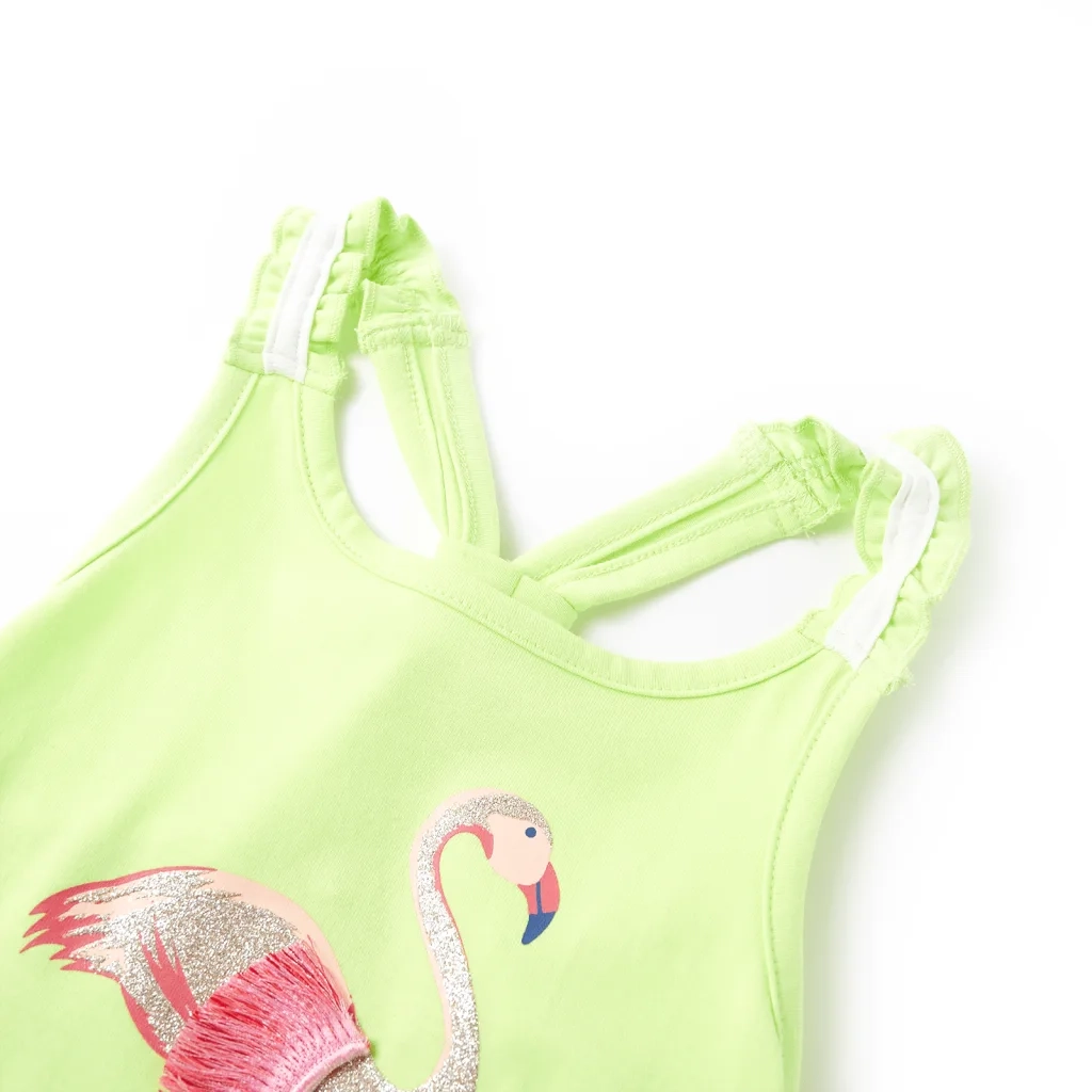 Canotta da Bambina Giallo Neon 104cod mxl 109746