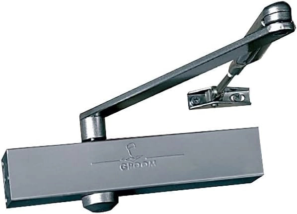 Chiudiporta completo braccio bussola finitura bianco GR 150
