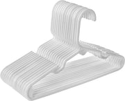 Hanger per bambini 30 pezzi di alta qualità con incusione sottostante, antiscivolo 295 cm bianco CRP06W-30