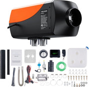 Luce di riscaldamento dell'aria, 12 V, 2 kW, con schermo LCD e telecomando per auto, autobus, camper