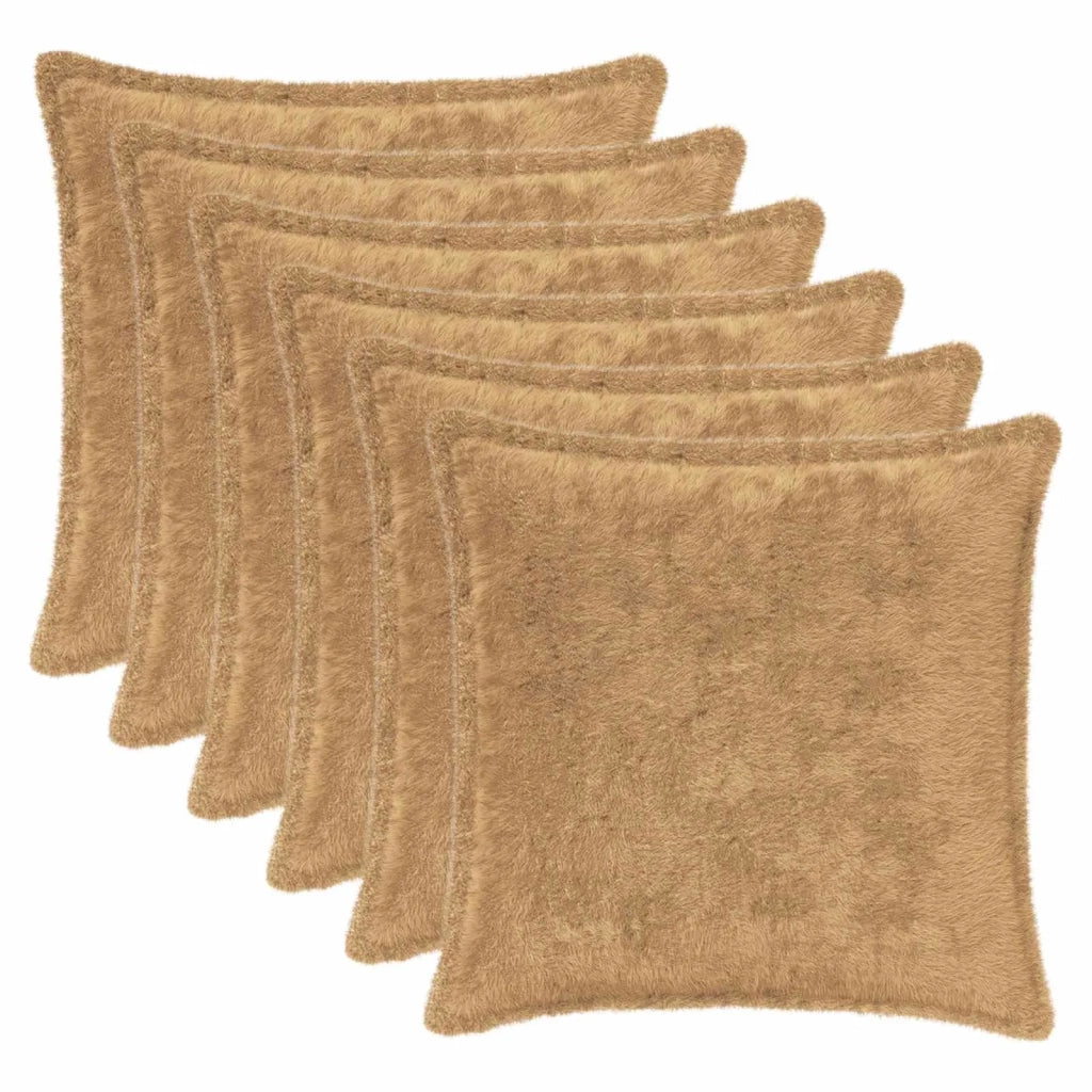 Federa 6 pcs HOUTEN Tortora 35 x 35 cm 916624