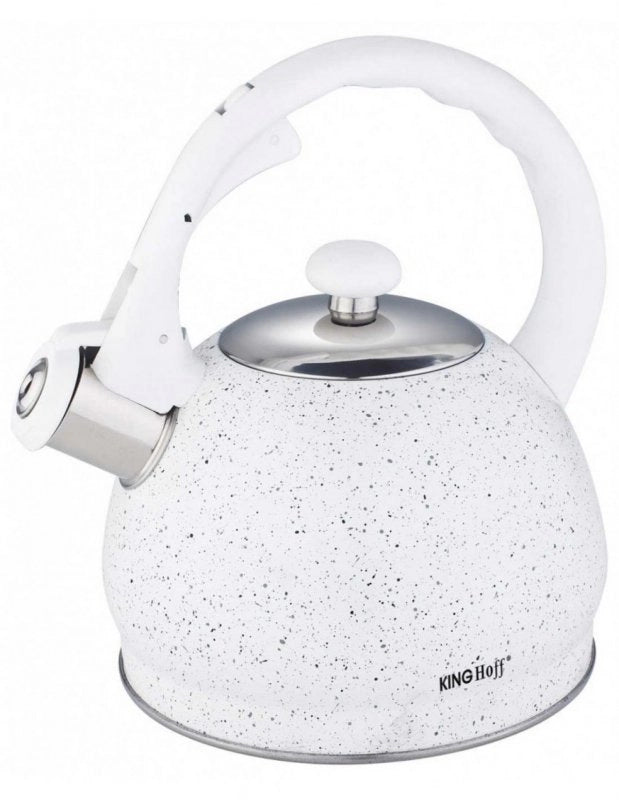 Kinghoff KH-1404 Bollitore con fischietto in marmo da 2 litri