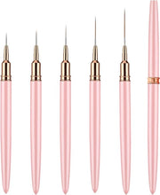 Set di 5 punte per unghie con punte francesi - 4-8mm - punte sottili - rose - set di 5 punte per unghie