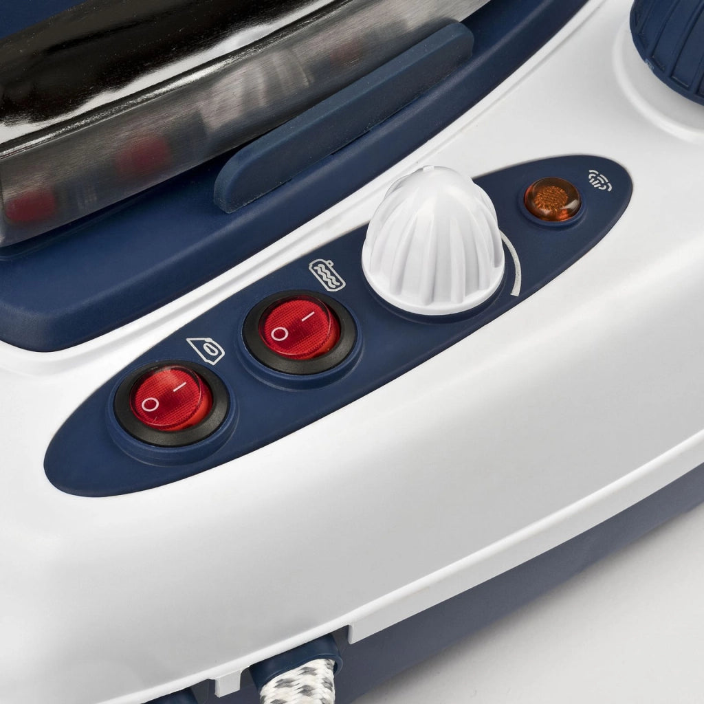 G3 ferrari g40019 getto-vap sistema stirante professionale, 2000 w, serbatoio 700cc, 3 bar pressione, termostato regolabile, accensione separata ferro/caldaia, blu/bianco