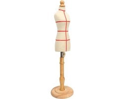 Manichino adattabile - Hanger per abbigliamento - Stand per manichino - Naturale