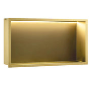 Mensola Bagno Led 30x60 Brush Gold