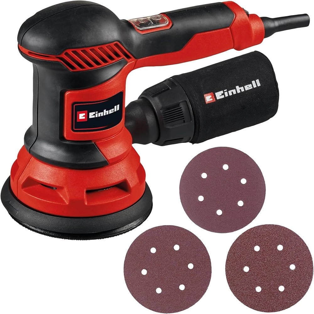Levigatrice Rotorbitale Einhell Tc Rs 425E 425W Platorello Ø 125 mm