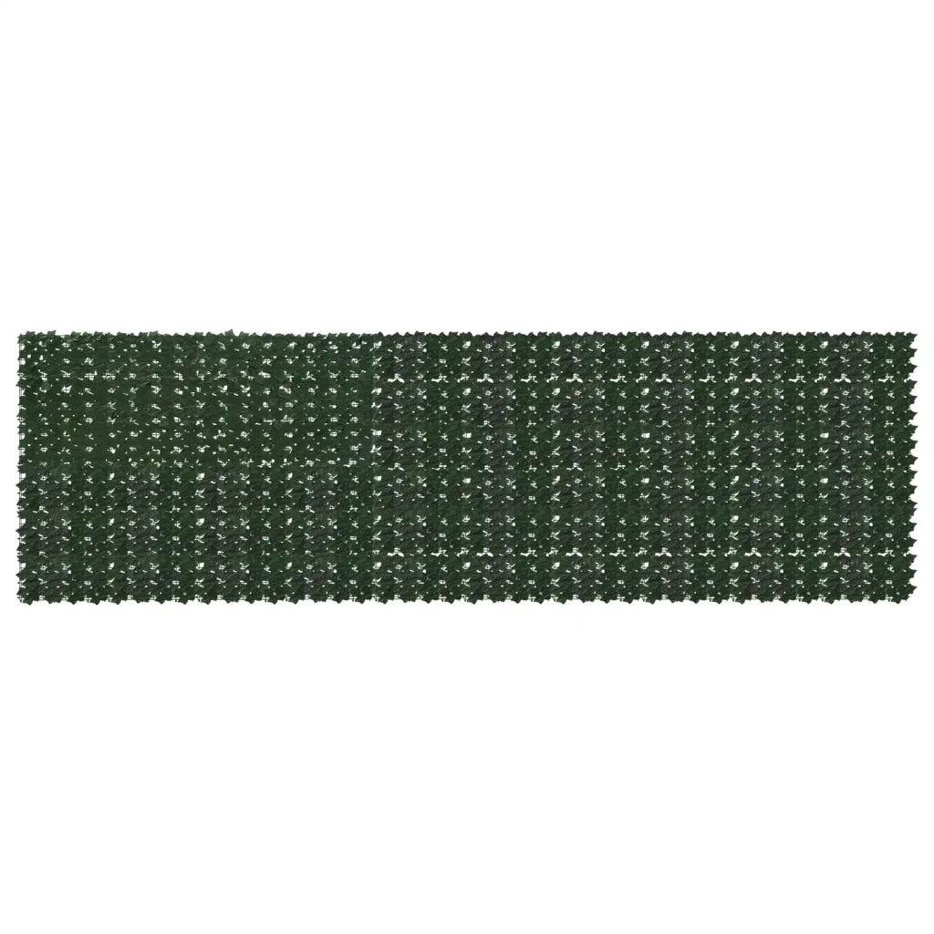 Schermo per balcone con foglie Verde Scuro 500 x 150 cm