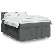 Giroletto a Molle con Materasso Grigio Scuro 160x200 cm Tessuto 3289427