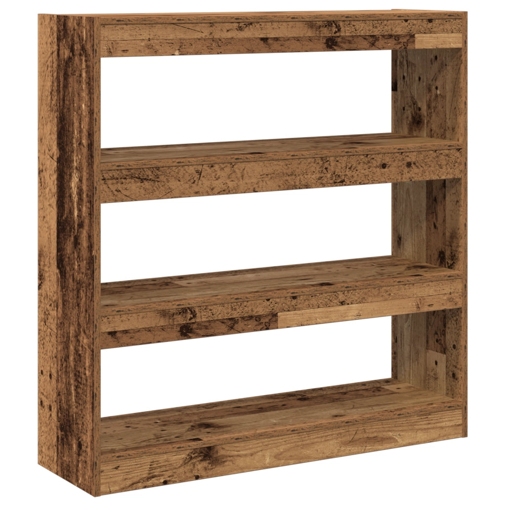 Mobile Libreria/Divisore - Legno rustico - 100x30x103cm - Legno ingegnerizzato