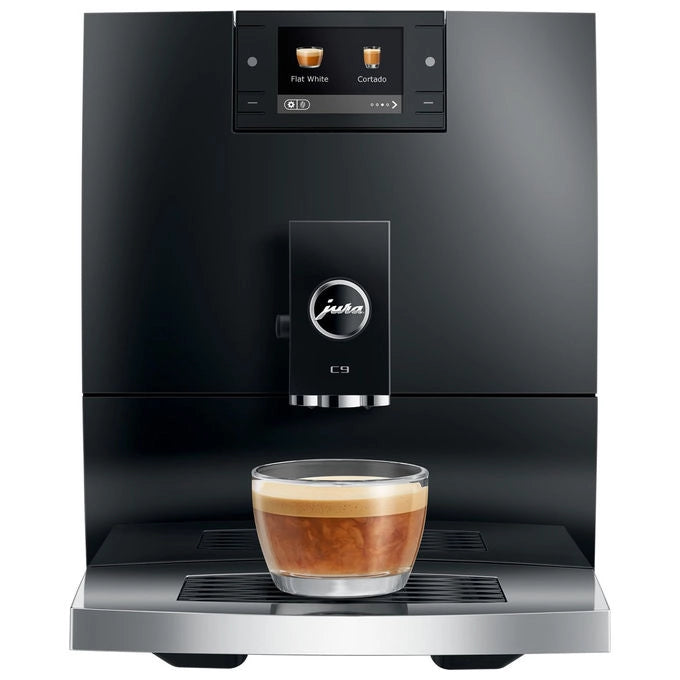 JURA C9 Piano Black Macchina da Caffe' Automatica 17 Bevande Display a Colori