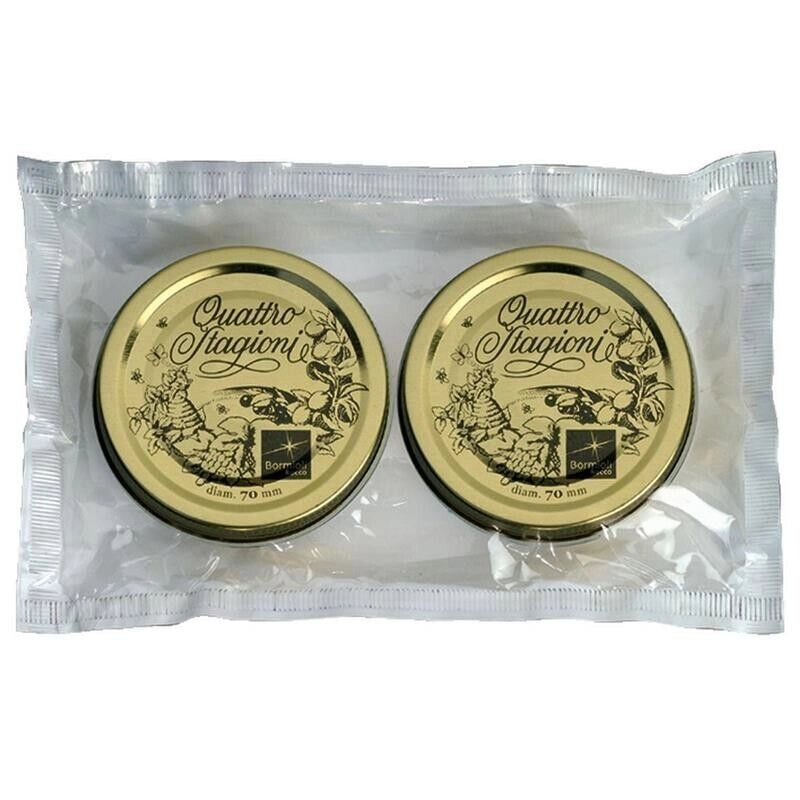 6 COPERCHI 86 MM PER BARATTOLI QUATTRO STAGIONI BORMIOLI CAPSULE DIAMETRO