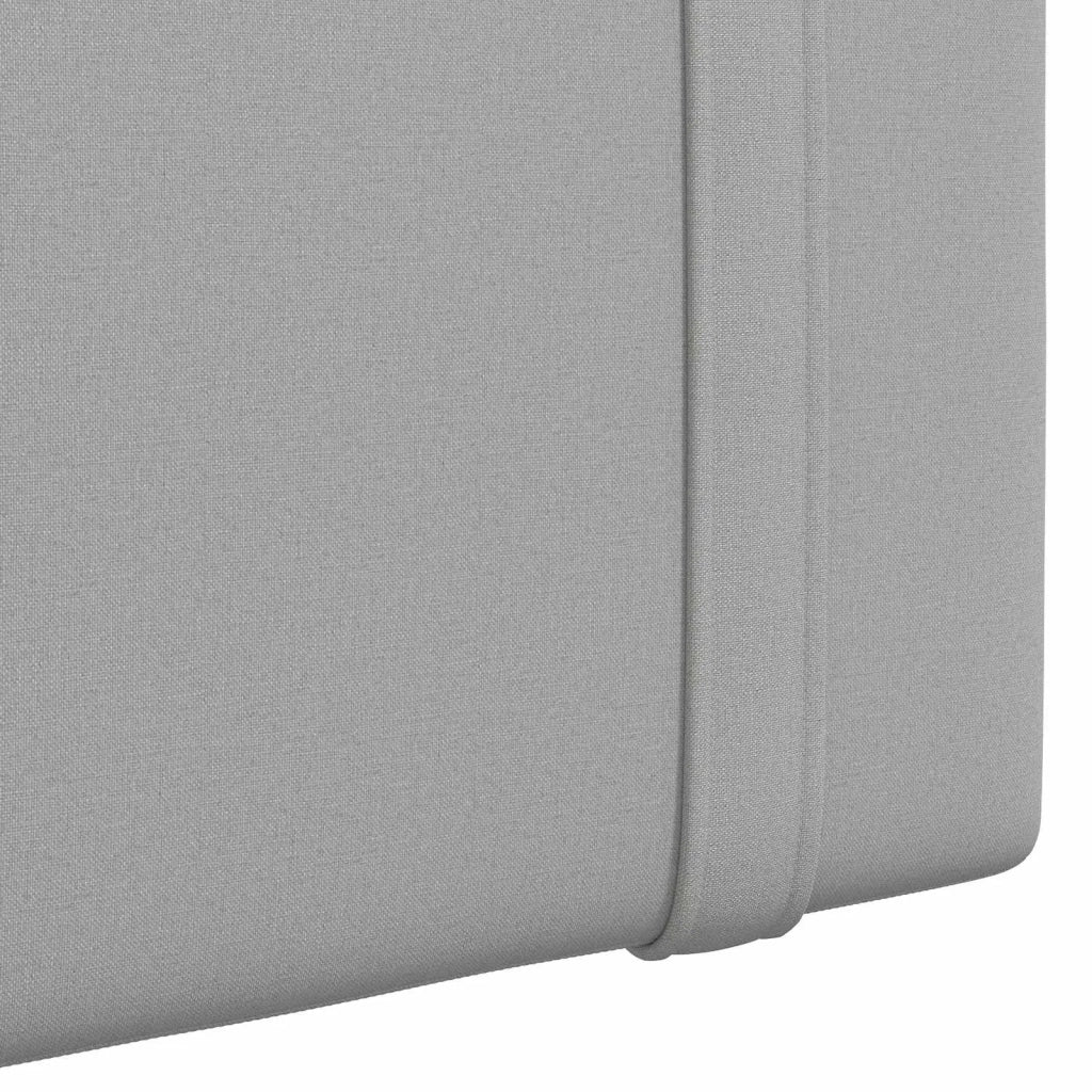 Testiera | Testata sospesa Con luce LED Grigio Nuvola Tessuto