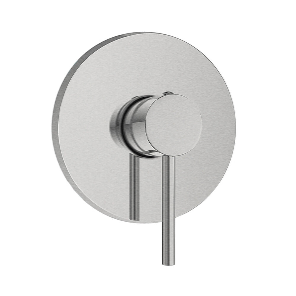 Set doccia ad incasso con miscelatore braccio 35 cm e soffione 25 cm in acciaio inox satinato York