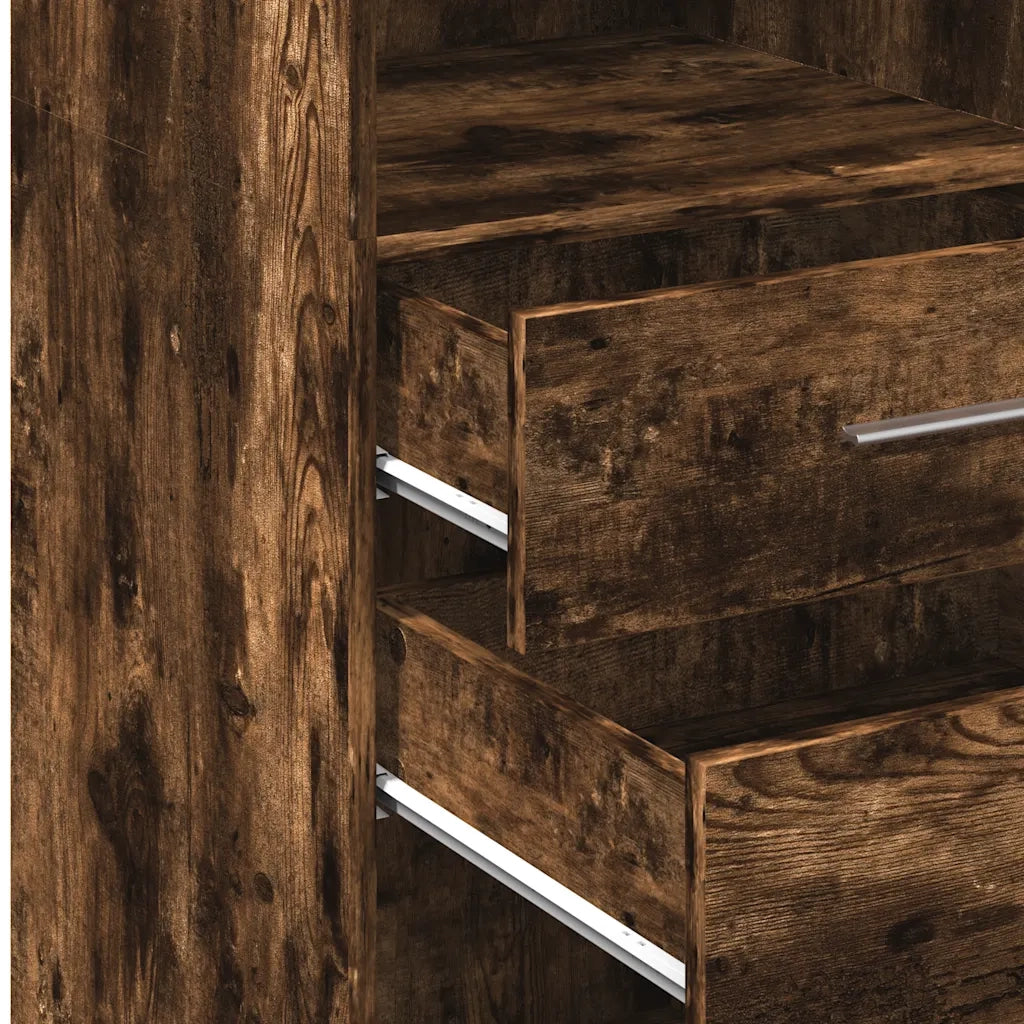 Credenza Rovere Sonoma 40x42,5x124 cm in Legno Multistrato