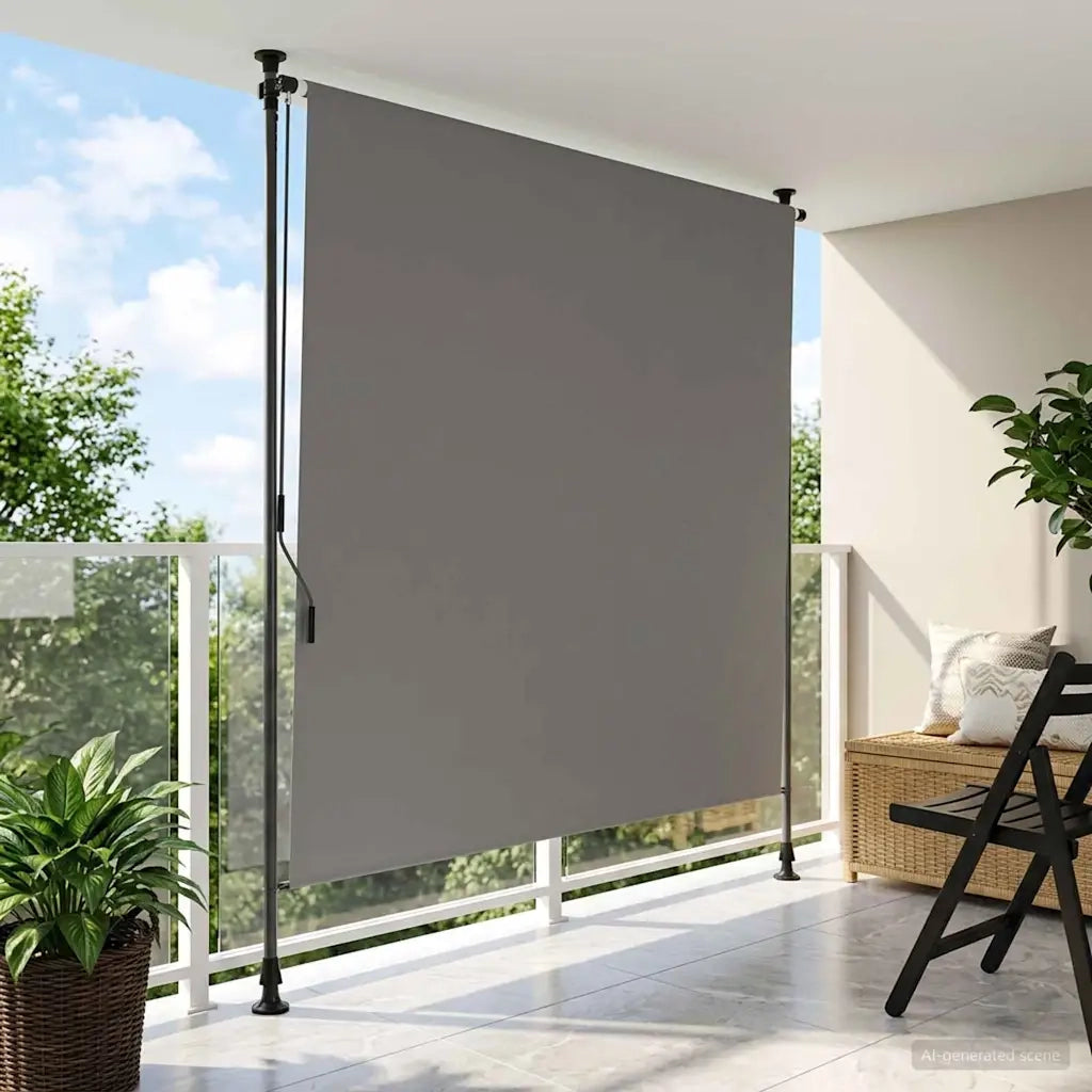 Tenda a Rullo Esterna Grigio Chiaro 200 x 270 cm 42037136