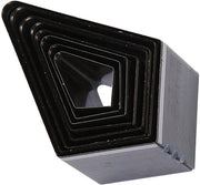 Punte in Carbon Stagno per Cuoio 8 pezzi - Resistente - Strumenti DIY - Taglio del Cuoio - Facile da Utilizzare
