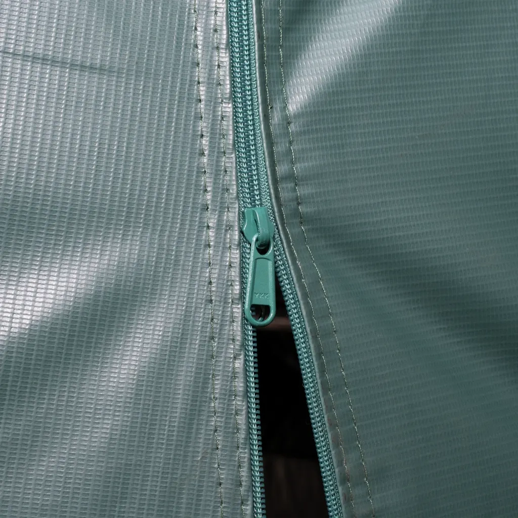 Tendone Bestiame Rimovibile PVC 550 g/m² 3,3x6,4 m Verde Scuro 3055649