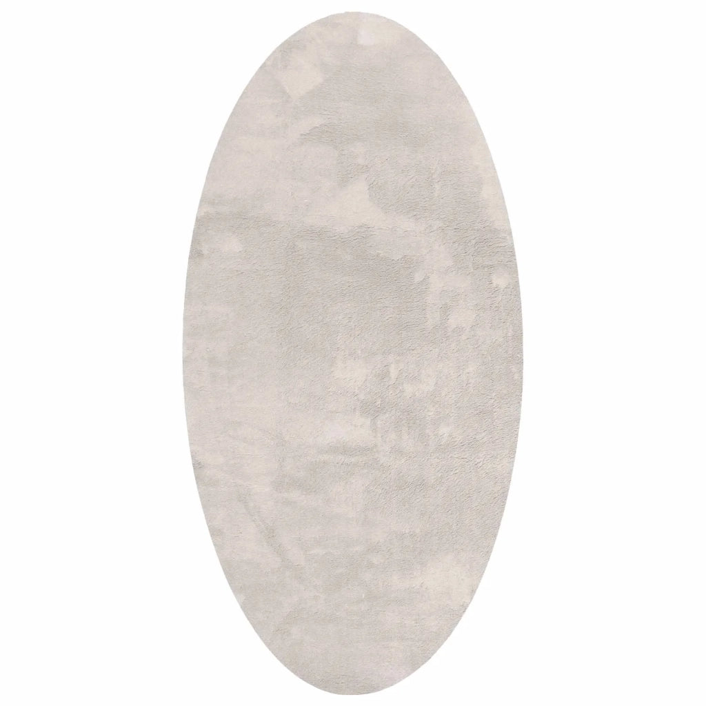 Tappeti per area Ovale HUARTE Sabbia 80 x 150 cm 4103628