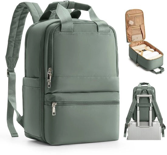 Borsa a Mano per Viaggiatore Donna Ryanair 40x20x25 cm Borsa a Mano per Bagaglio a Mano 40x20x25 cm Donna Uomo Impermeabile Verde