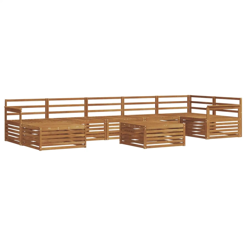 Set di divani da esterno 8 pcs Naturale 3373844
