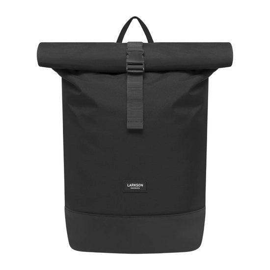 Borsa da Spalla per Donna e Uomo Nero - Janne - Borsa con Tasca per Laptop per Università, Lavoro, Viaggi & Bicicletta - Borsa da Giorno Medio - Impermeabile