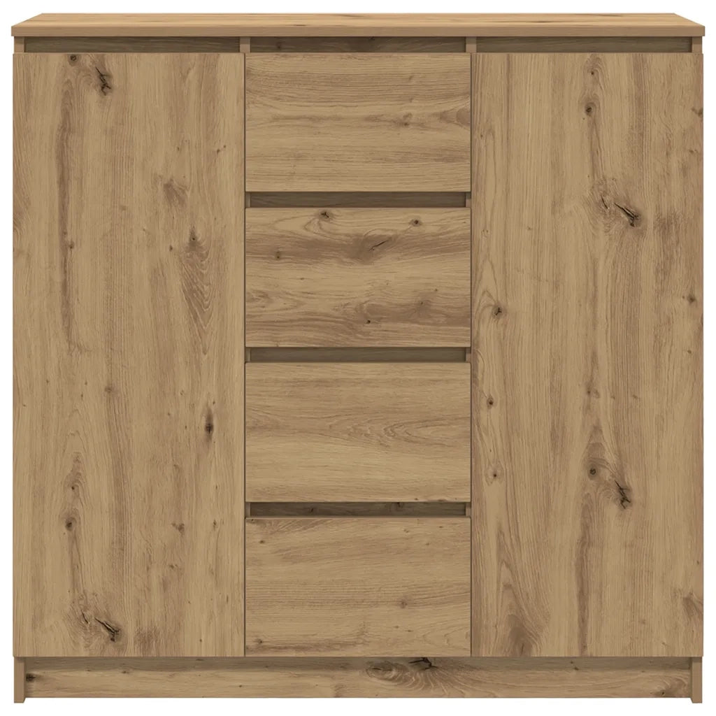 vidaXL Credenza con Cassetti Rovere Artigianale 100,5x35x98,5 cm