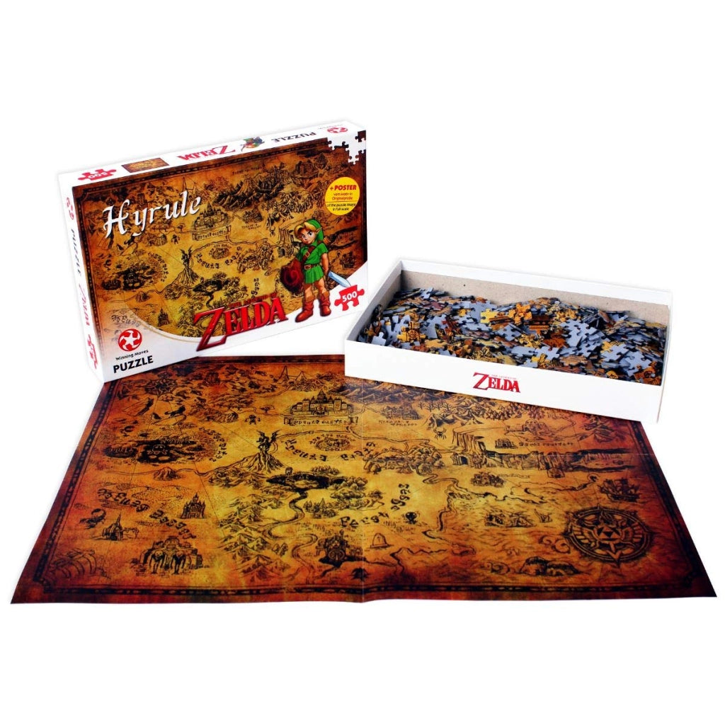 Nintendo: Winning Moves - The Legend Of Zelda - Hyrule Field Puzzle 500 Pz