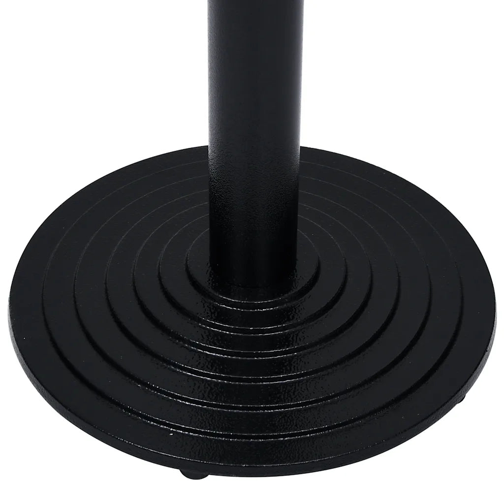 Gamba per Tavolino da Bistrò Nero Ø43x107 cm in Ghisa 325427