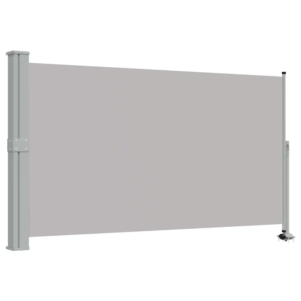 Tenda da Sole Laterale Retrattile 140 x 300 cm Grigia 45192