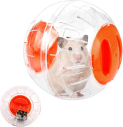 Girafa di Osservazione in Plastica per Piccoli Animali e Topi - 12 cm - Arancione