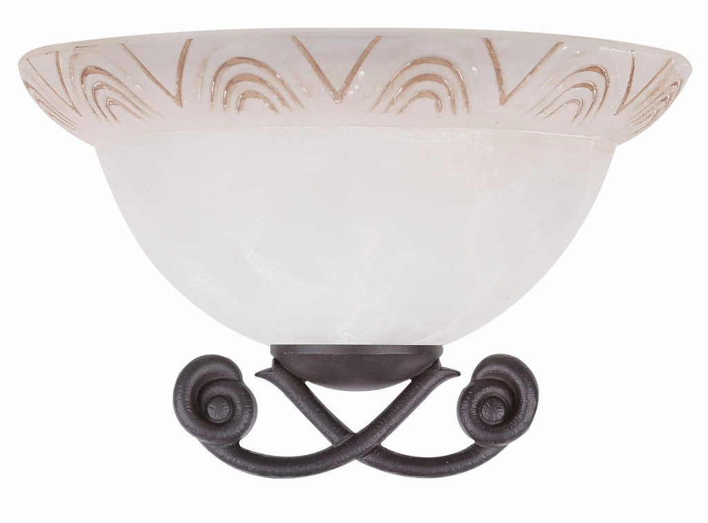 Plafoniera Candellux GIO bianco patina vetro E27 30cm